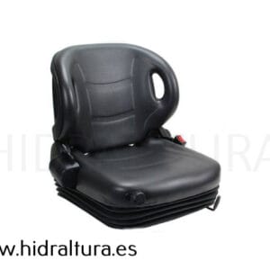 Asiento con suspensiÃ³n mecÃ¡nica y cinturÃ³n