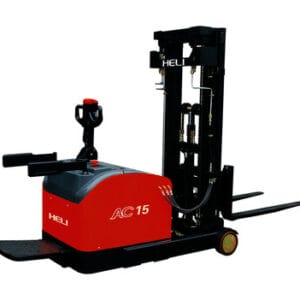 apilador eléctrico con mástil retráctil